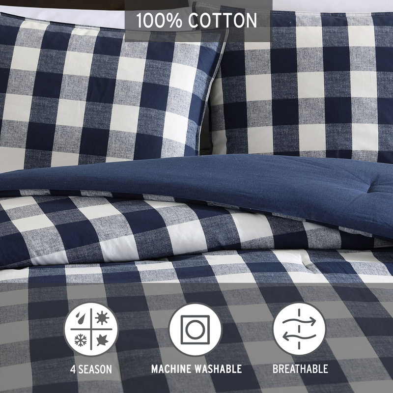 Eddie Bauer Lakehouse Plaid Comforter Set & Reviews Wayfair Canada
